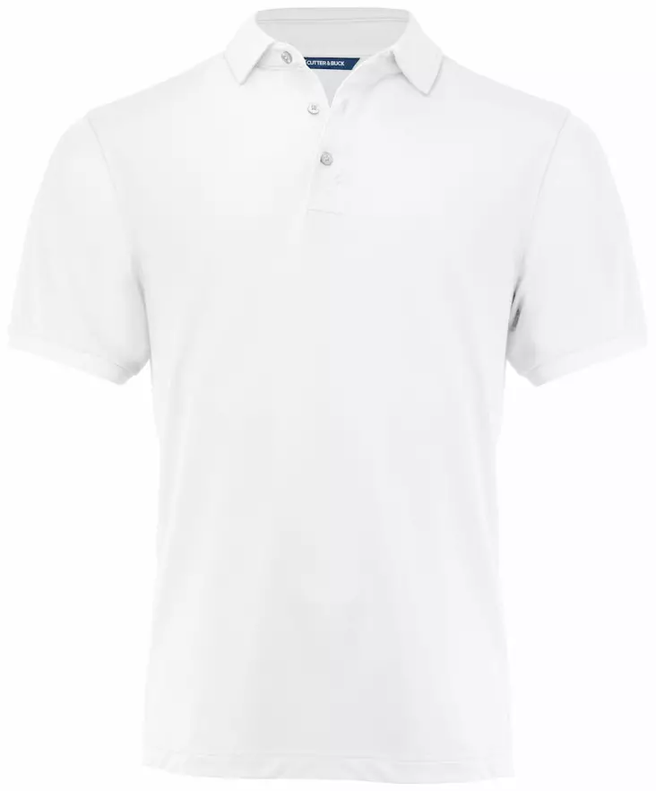 Cutter & Buck Virtue Eco Polo Solid Men, Valkoinen - Cutter & Buck Vaatteet - 354434-00 - 1