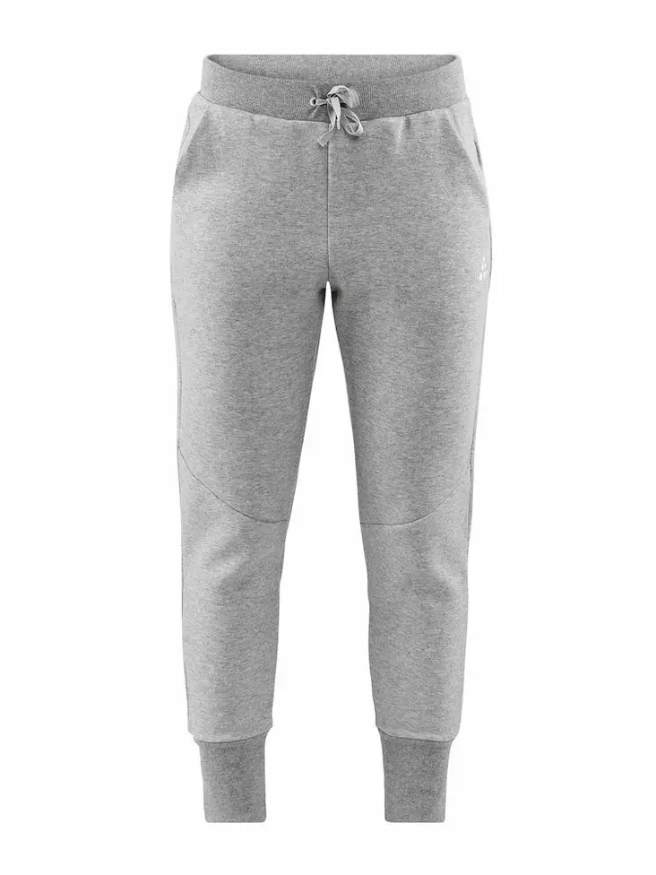 District crotch sweat pants W, GREY MELANGE - Craft Vaatteet - 1907198-950000 - 1