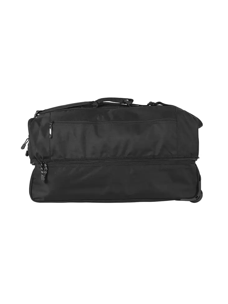 DoS Black Line Travelbag With Wheels, Musta - Tekstiilit ja Laukut - 158240-990 - 1
