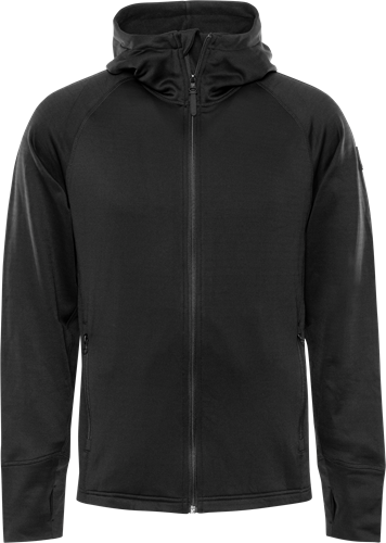 Fristads Cobalt stretch fleece huppari, Musta - Fristads Työtakit - 300283-940 - 1