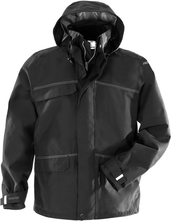 Fristads GORE-TEX® kuoritakki 4863 GXB, Musta - Fristads Työtakit - 110098-940 - 1