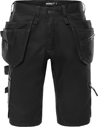 Fristads Green rakentajan stretch shortsit 2902 GWM, Musta - Fristads Työshortsit - 301203-940 - 1