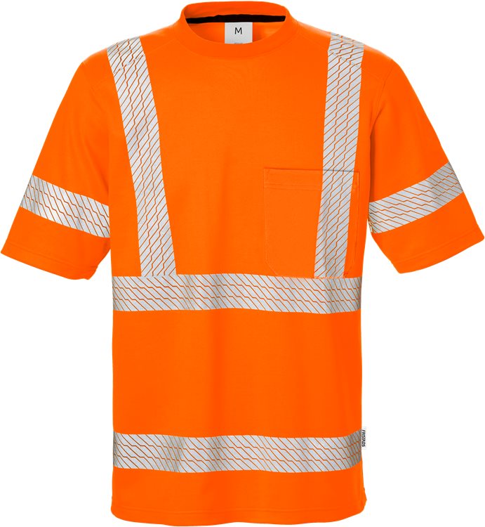 Fristads HV T-paita LK3, 7407 THV, Neonoranssi - Fristads Huomiopaidat - 100973-230 - 1