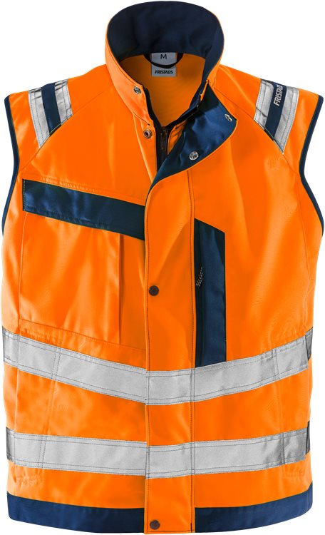 Fristads HV liivi LK2 5013 PLU, Neonoranssi - Fristads Huomioliivit - 131155-230 - 1