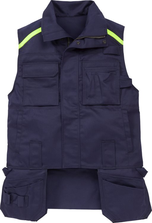 Fristads Palosuojattu liivi 5030 FLAM, T.Sininen - Fristads Palosuojatut työvaatteet - 100336-540 - 1