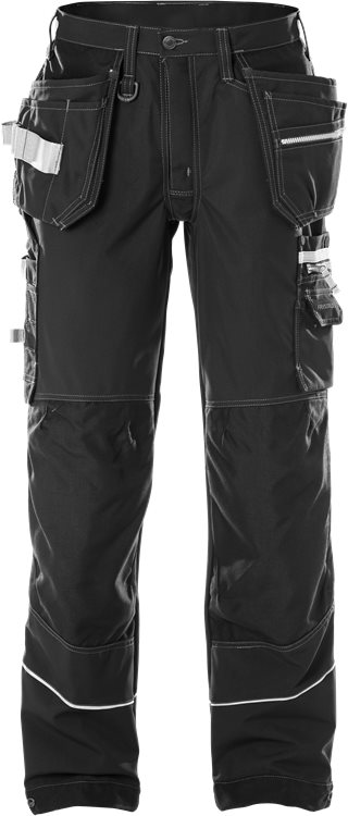 Fristads Rakentajan softshell housut 2073 WY, Musta - Fristads Työhousut - 110315-940 - 1