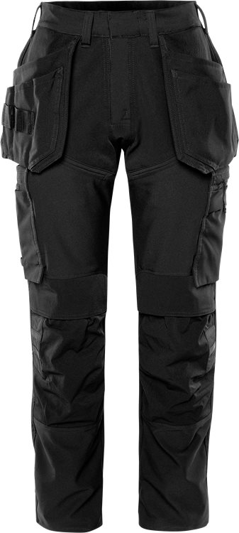 Fristads Rakentajan stretch housut naisten 2599 LWS , Musta - Fristads Työhousut - 133931-940 - 1