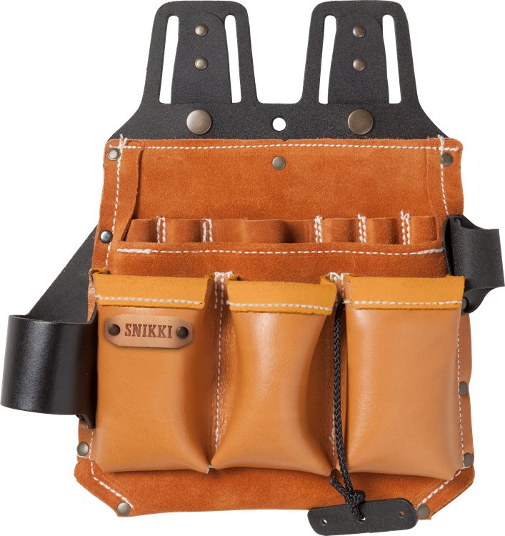 Fristads Snikki työkalupidin 9306 LTHR, Ruskea - Fristads Asusteet ja Tarvikkeet - 100017-240 - 1