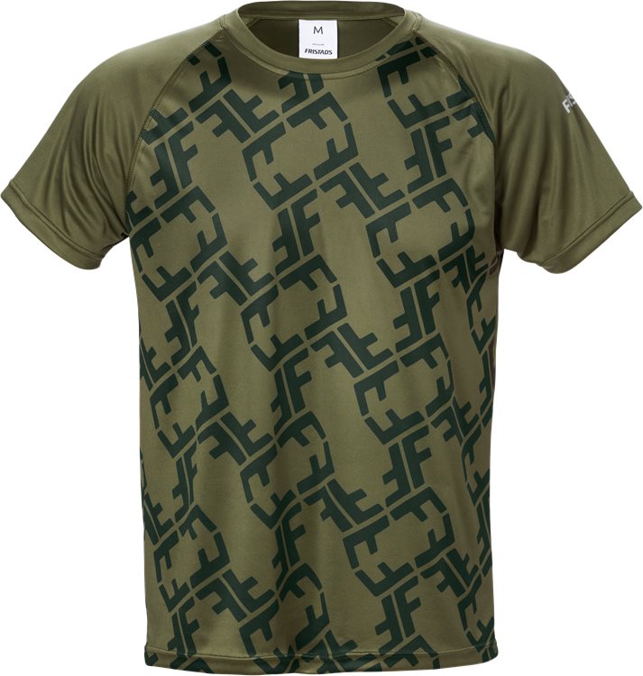 Fristads T-paita 7456 LKN, Maastonvihreä - Fristads Työpaidat - 129472-740 - 1