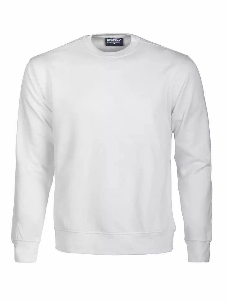 Grizzly Midland Crew, Valkoinen - Grizzly Vaatteet - 150460-100 - 1