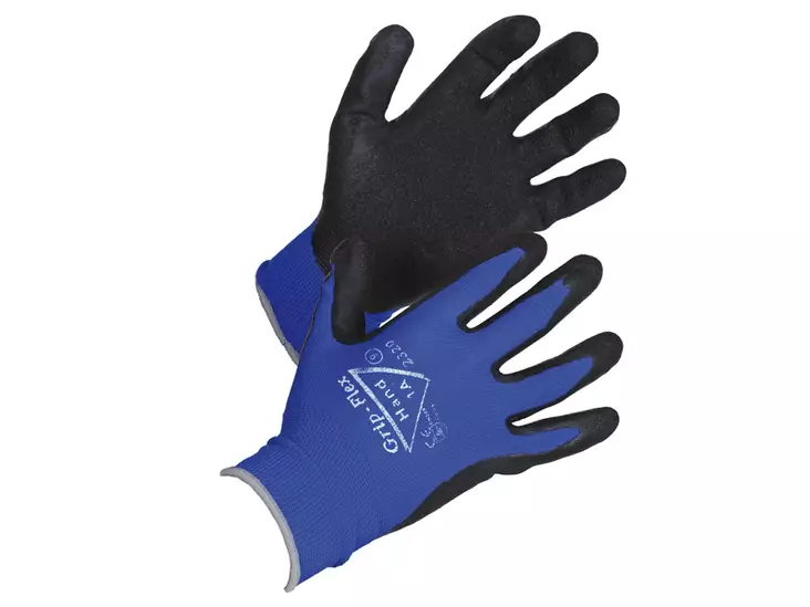 Hand1A 2320 Grip-Flex Työkäsine, karhennettu lateksipinnoitettu nylon - Asentajan työkäsineet - H1A-2320 - 1