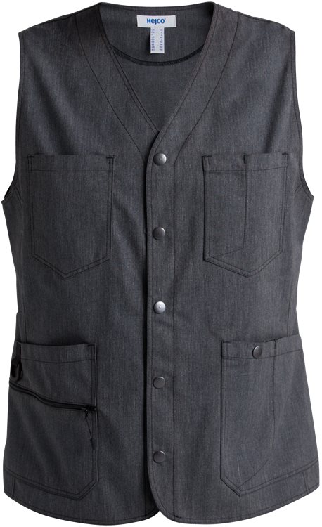 Hejco Gaby Unisex Liivi, Harmaa - Hejco Työvaatteet - 113844-930 - 1