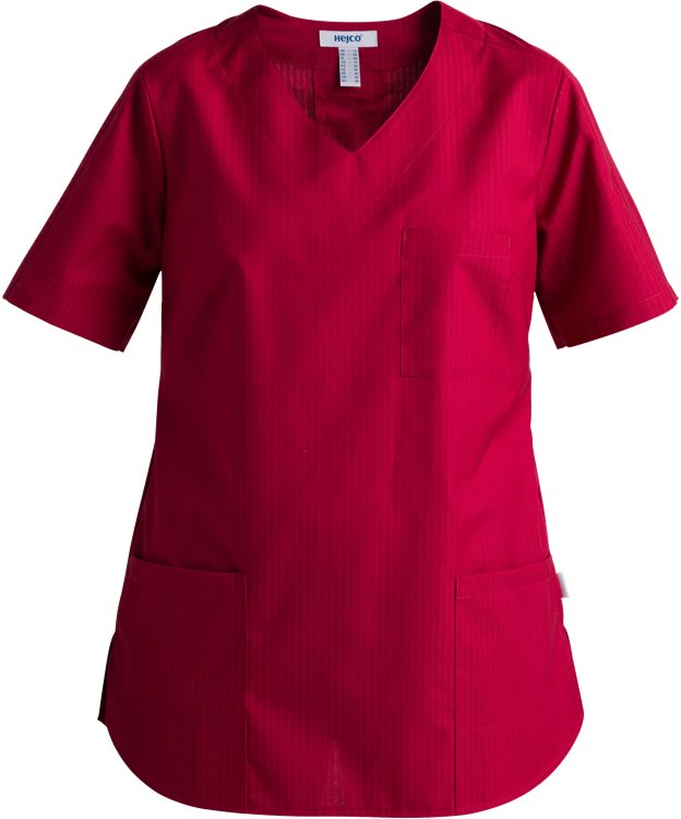 Hejco Julia Ladies Tunic, Raspberry Red - Hejco Työvaatteet - 110762-340 - 1