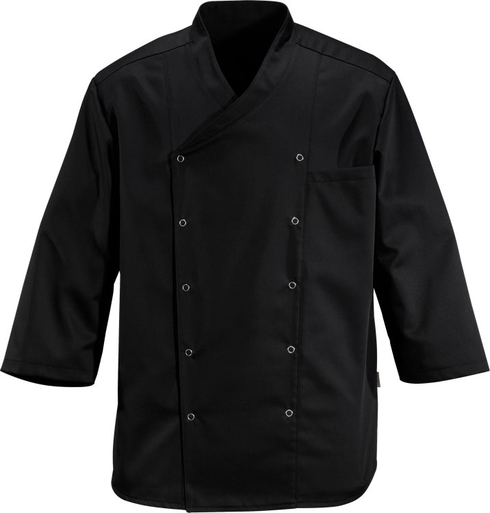 Hejco Quarto Unisex Chef Jacket, Black - Hejco Työvaatteet - 111155-940 - 1