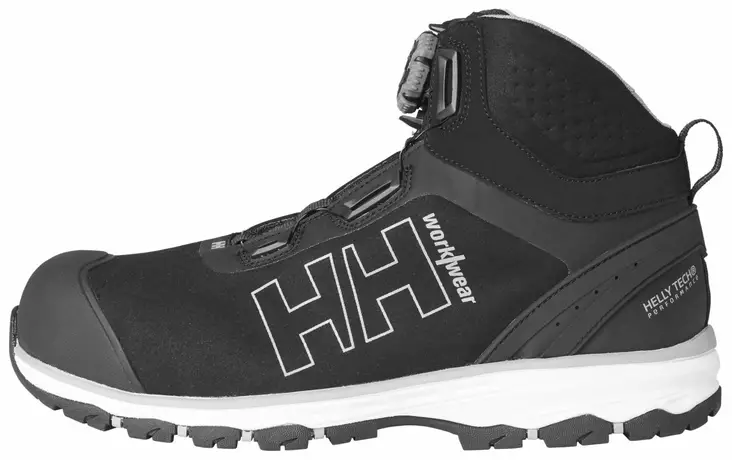 Helly Hansen Chelsea Evolution Boa Wide Mid, Musta/Harmaa - Helly Hansen Turvakengät - 78269-930 - 1