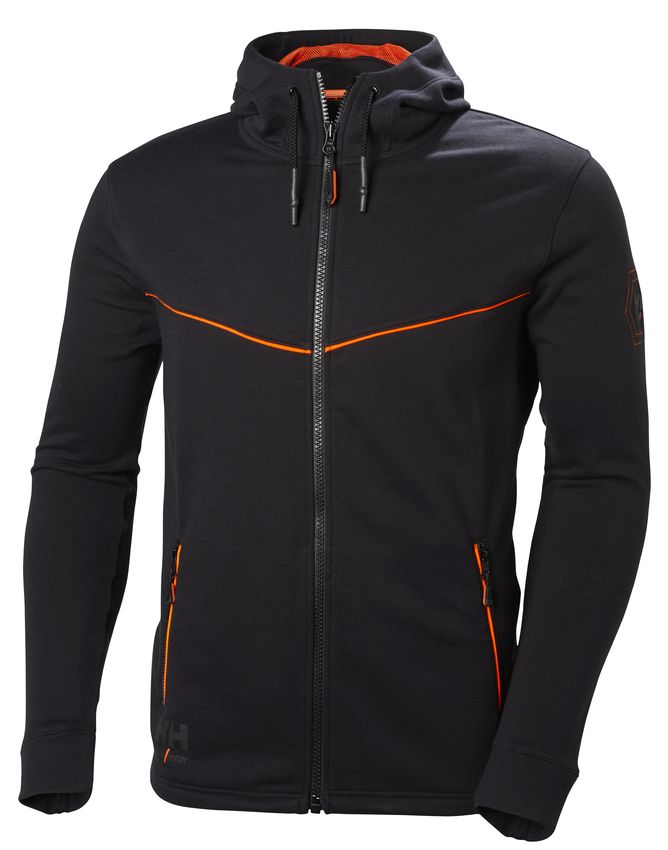 Helly Hansen Chelsea Evolution Hoodie, Musta - Helly Hansen Työpaidat - 79197-990 - 1