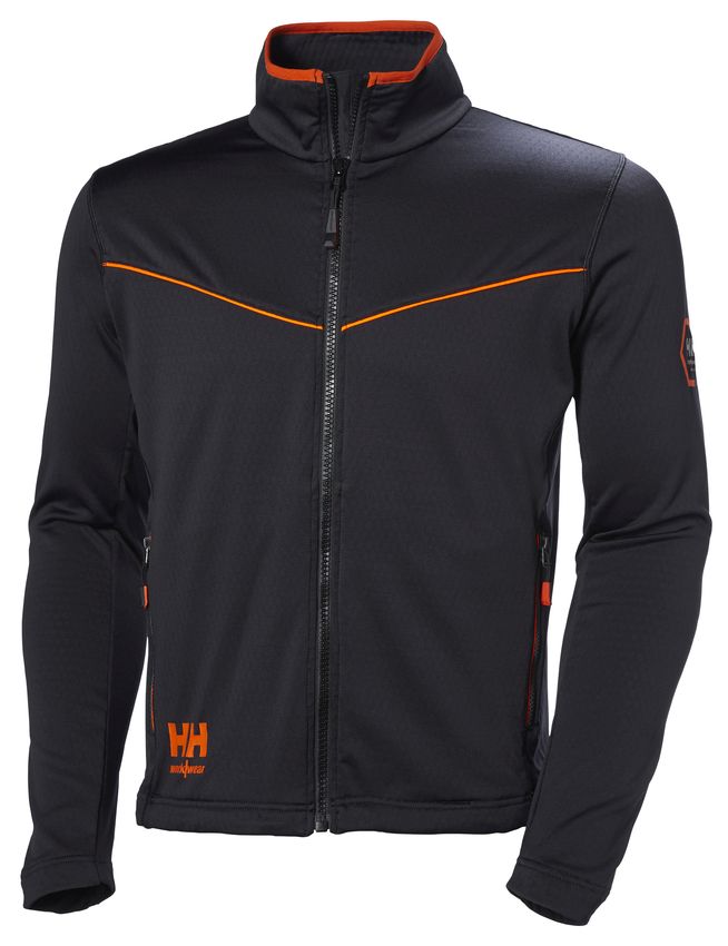 Helly Hansen Chelsea Evolution Stretch Midlayer Jacket, Musta - Helly Hansen Työtakit - 72146-990 - 1