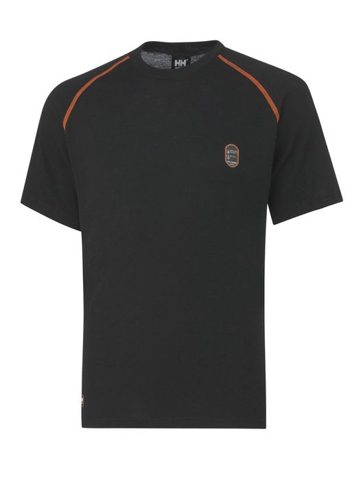 Helly Hansen Fakse T-shirt Fr, Musta - Helly Hansen Työpaidat - 75068-990 - 1