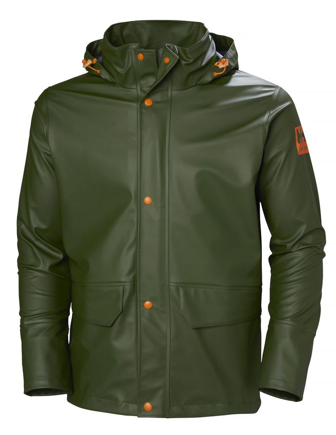Helly Hansen Gale Rain Jacket, Army Vihreä - Helly Hansen Työtakit - 70282-480 - 1