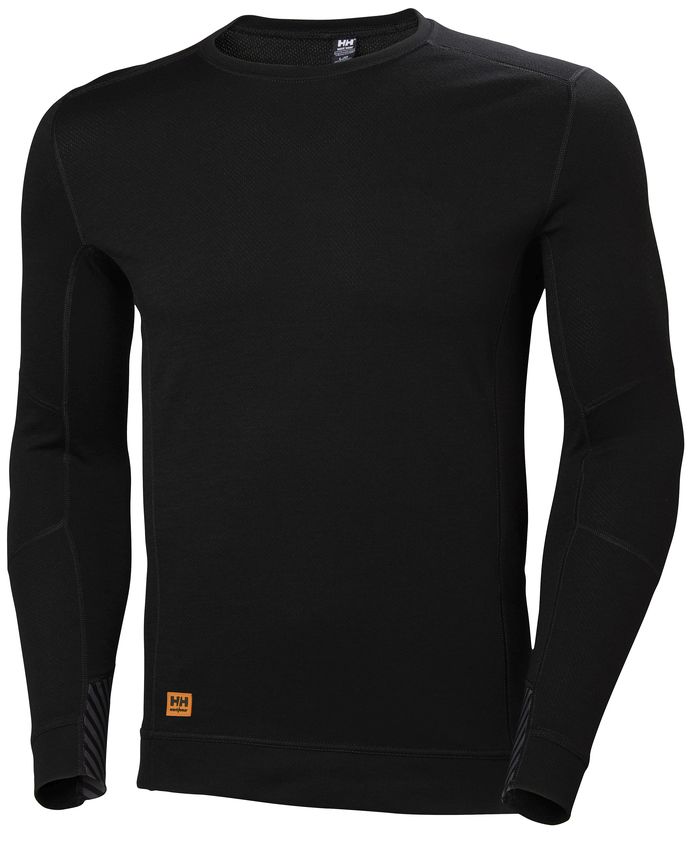 Helly Hansen HH Lifa Max Crewneck, Musta - Helly Hansen Asusteet ja Tarvikkeet - 75108-990 - 1