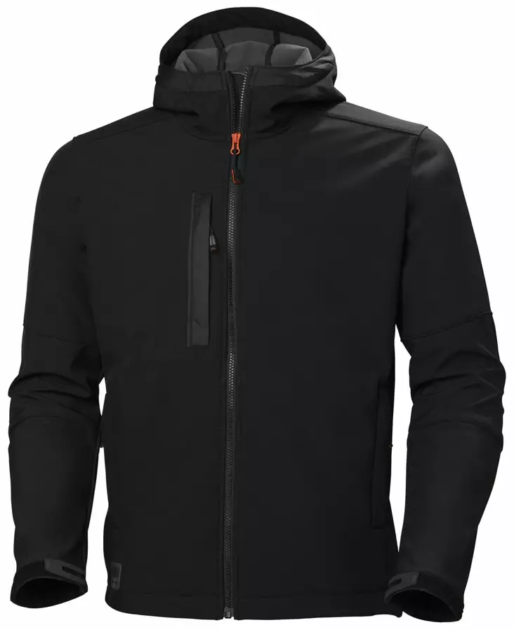 Helly Hansen Kensington Hooded Softshell, Musta - Helly Hansen Työtakit - 74230-990 - 1