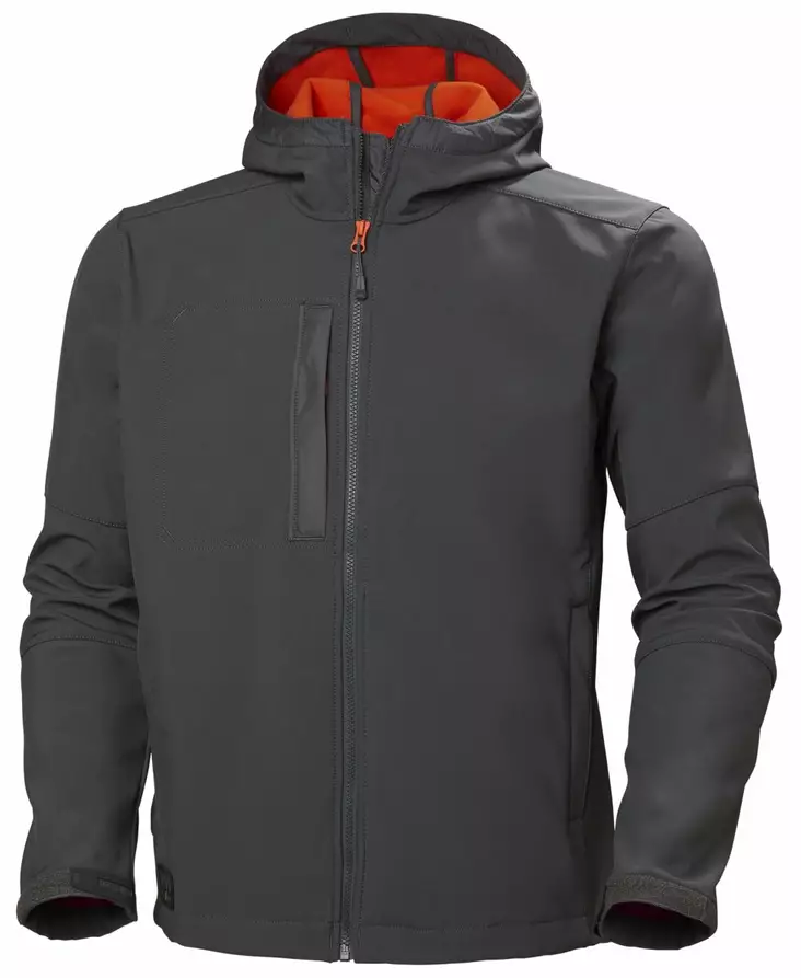 Helly Hansen Kensington Hooded Softshell, T.Harmaa - Helly Hansen Työtakit - 74230-970 - 1
