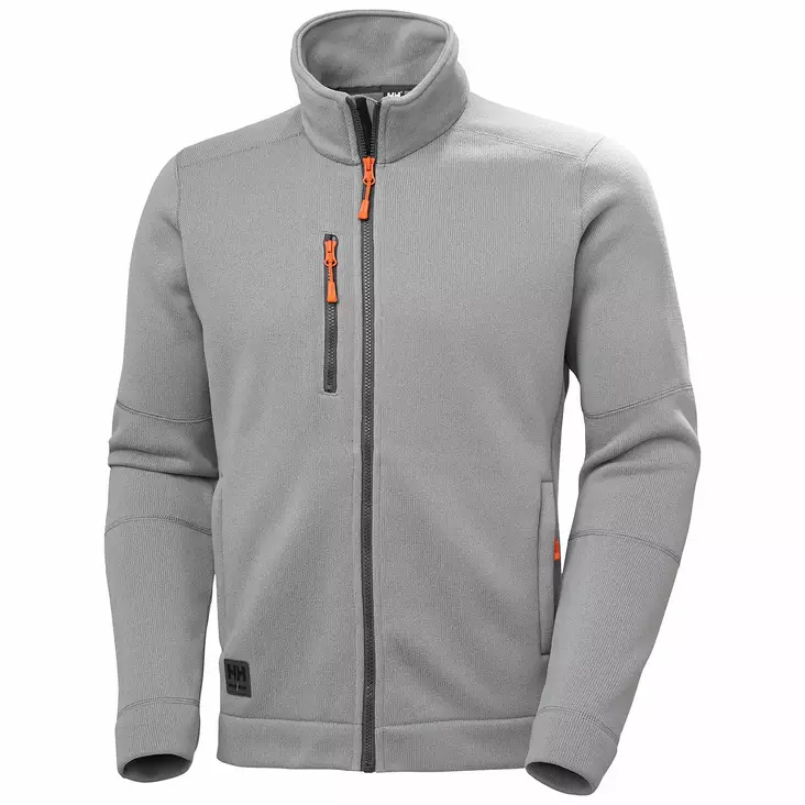 Helly Hansen Kensington Knit Fleece Jacket, 930 Mid Grey - Helly Hansen Työtakit - 72250-930 - 1