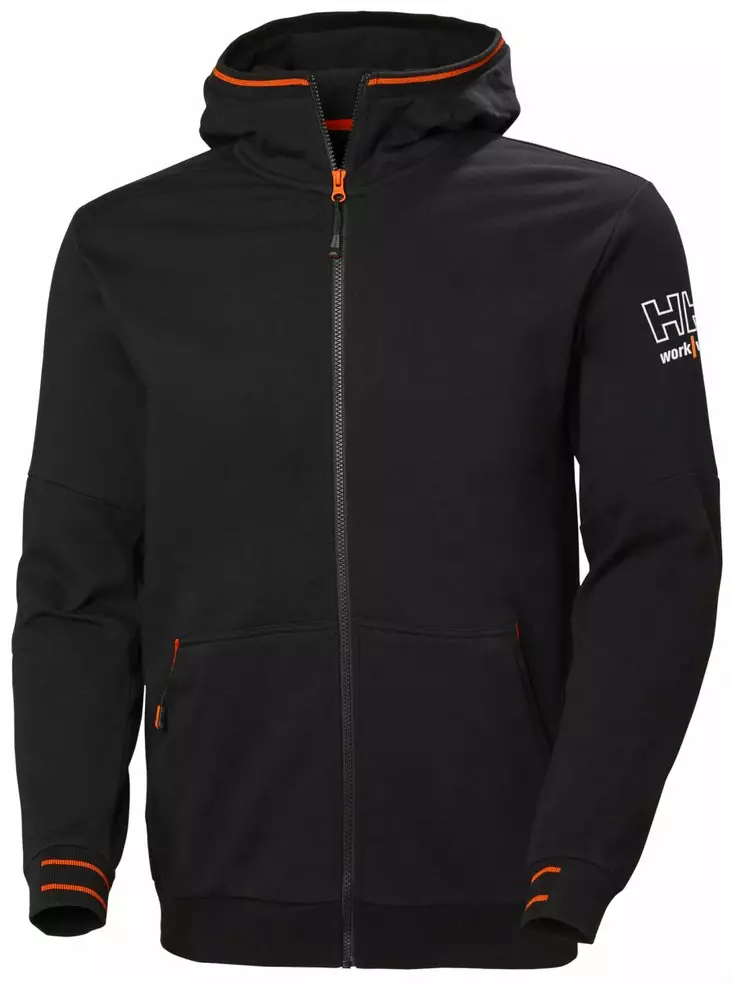 Helly Hansen Kensington Zip Hoodie, Musta - Helly Hansen Työpaidat - 79243-990 - 1