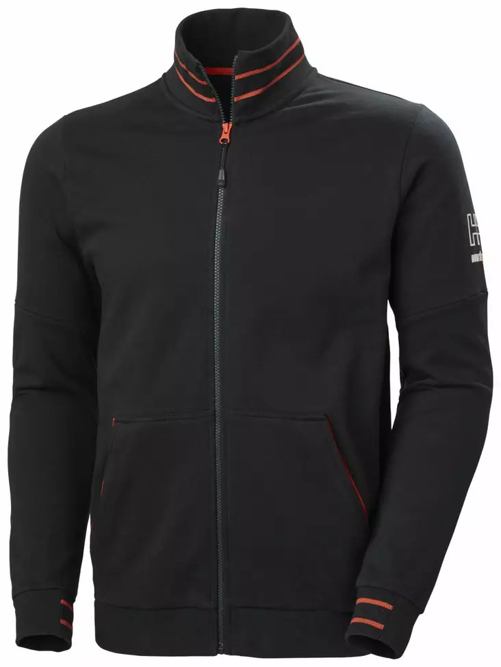 Helly Hansen Kensington Zip Sweatshirt, Musta - Helly Hansen Työpaidat - 79247-990 - 1