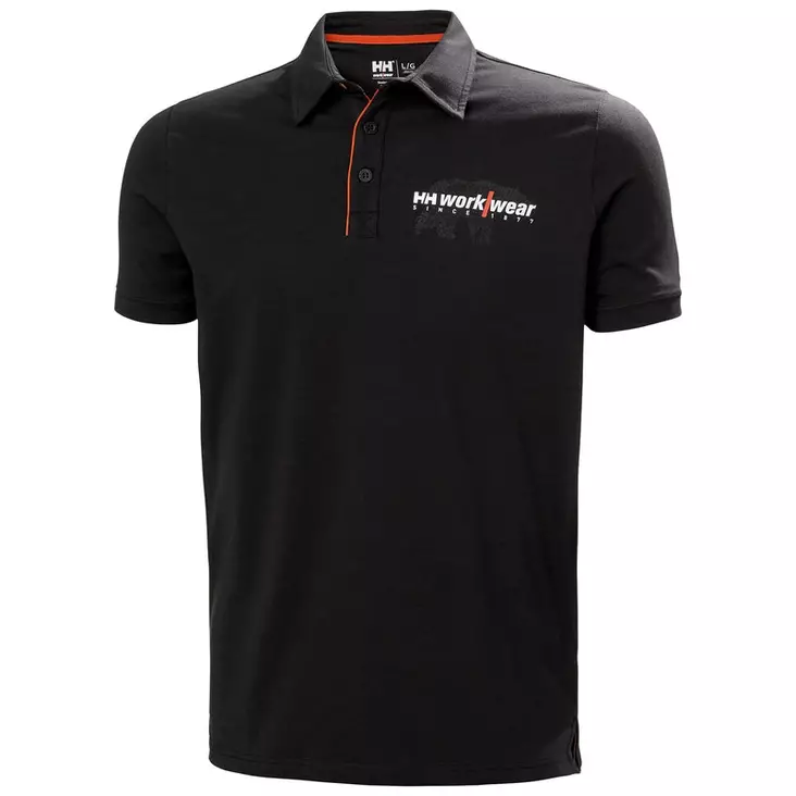 Helly Hansen Logo Polo, Black - Helly Hansen Työpaidat - 79260-990 - 1