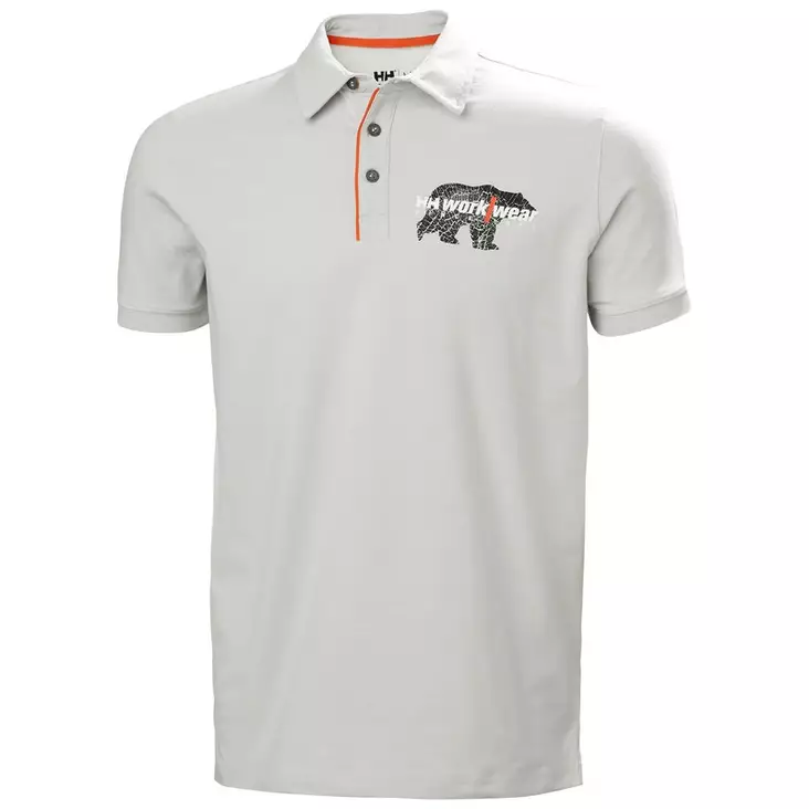 Helly Hansen Logo Polo, Grey Fog - Helly Hansen Työpaidat - 79260-910 - 1