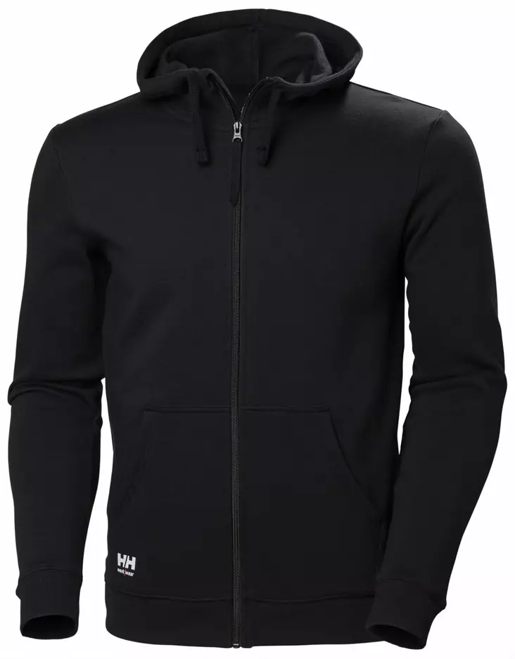 Helly Hansen Manchester Zip Hoodie, Musta - Helly Hansen Työpaidat - 79216-990 - 1