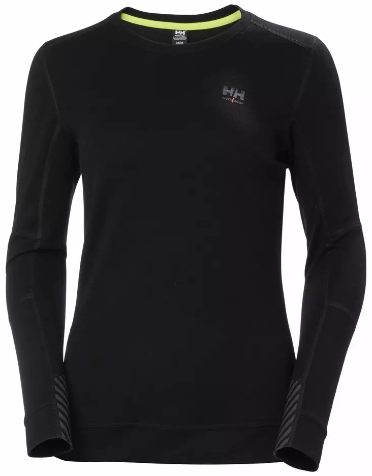 Helly Hansen Naisten HH Lifa Merino Crewneck, Musta - Helly Hansen Asusteet ja Tarvikkeet - 75209-990 - 1