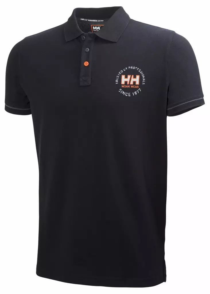 Helly Hansen Oslo Polo Shirt, Musta - Helly Hansen Työpaidat - 79251-990 - 1