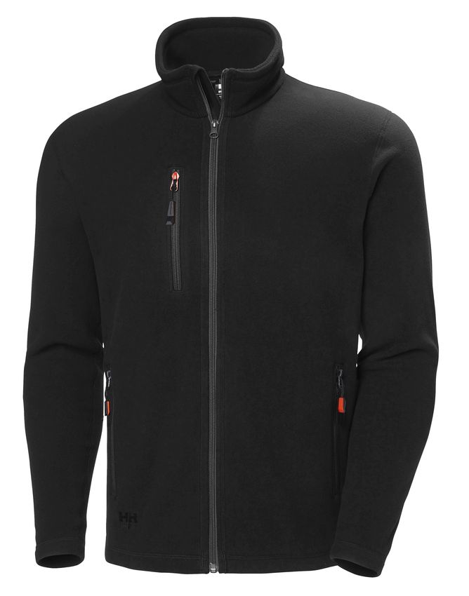 Helly Hansen Oxford Fleece Jacket, Musta - Helly Hansen Työtakit - 72026-990 - 1