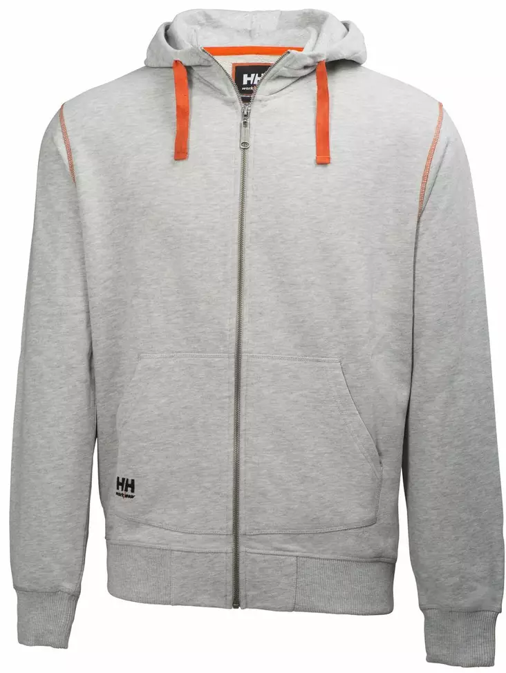 Helly Hansen Oxford Fz Hoodie, T.Harmaa - Helly Hansen Työpaidat - 79028-950 - 1