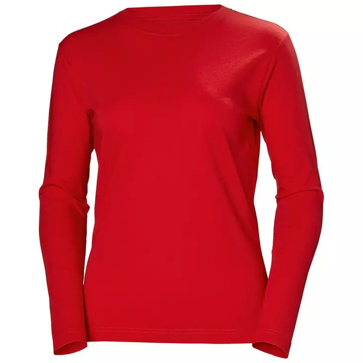 Helly Hansen W Classic Longsleeve, Red - Helly Hansen Työpaidat - 79159-220 - 1