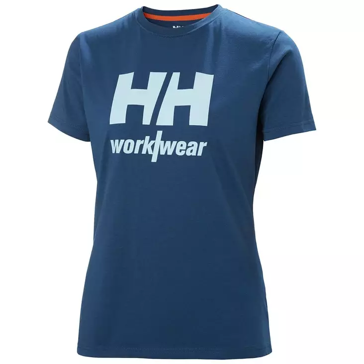 Helly Hansen W Logo T-shirt, Deep Steel - Helly Hansen Työpaidat - 79267-570 - 1