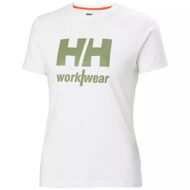 Helly Hansen W Logo T-shirt, White - Helly Hansen Työpaidat - 79267-900 - 1
