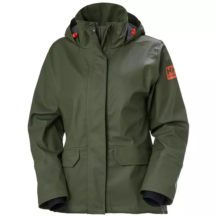 Helly Hansen W Luna Rain Jacket, Green - Helly Hansen Asusteet ja Tarvikkeet - 70286-480 - 1