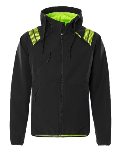 Hupullinen softshell takki 7461 BON, Musta - Fristads Työtakit - 129475-940 - 1