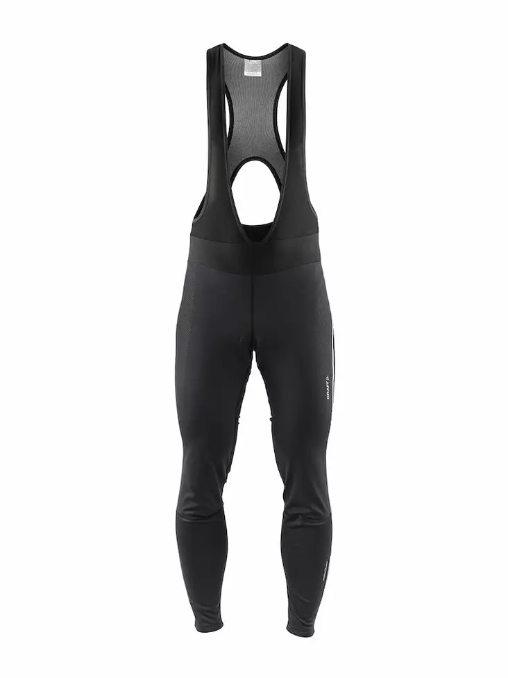 Ideal Pro Wind Bib Tights with pad M, Black - Craft Vaatteet - 1906748-999000 - 1