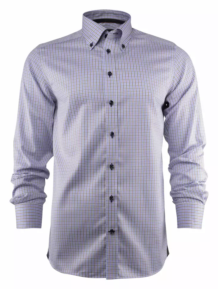 JHF Red Bow 28 Slim, sky blue/brown check - J.Harvest & Frost Vaatteet - 2902802-580 - 1