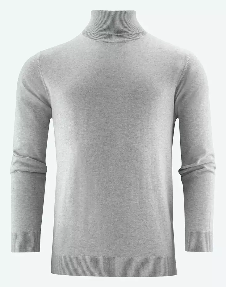 James Harvest Ashland Turtle, meleerattu harmaa - James Harvest Vaatteet - 2112513-140 - 1