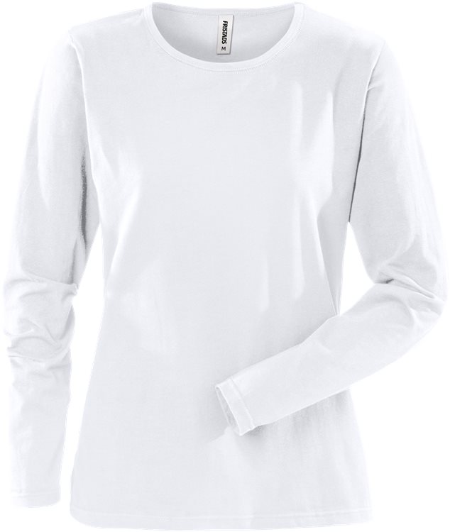 Naisten pitkähihainen T-paita, CODE 1927, Valkoinen - Fristads Työpaidat - 124214-900 - 1