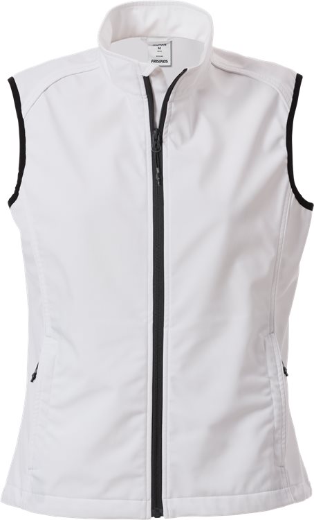 Naisten softshell-liivi CODE 1507, Valkoinen - Fristads Työliivit - 113532-900 - 1