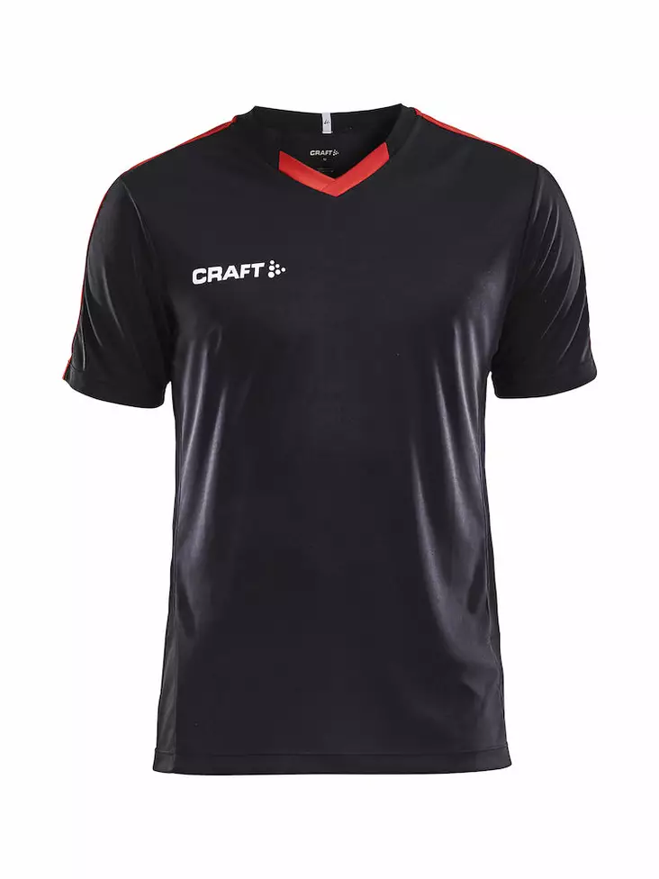 PROGRESS Jersey Contrast Men, BLACK/BRIGHT RED - Craft Vaatteet - 1905561-9430 - 1