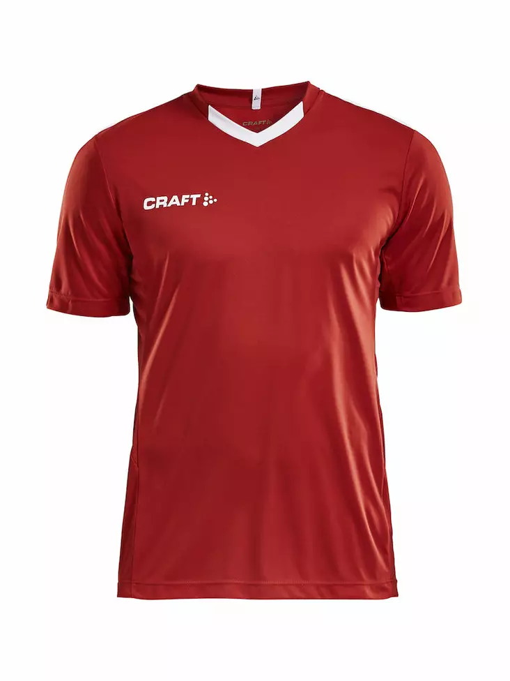 PROGRESS Jersey Contrast Men, BRIGHT RED/WHITE - Craft Vaatteet - 1905561-1430 - 1