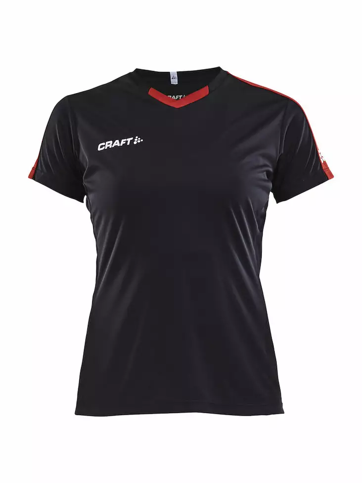 PROGRESS Jersey Contrast WMN, BLACK/BRIGHT RED - Craft Vaatteet - 1905567-9430 - 1