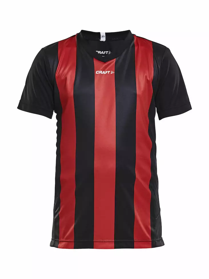 PROGRESS Jersey Stripe JR, BLACK/BRIGHT RED - Craft Vaatteet - 1905584-9430 - 1